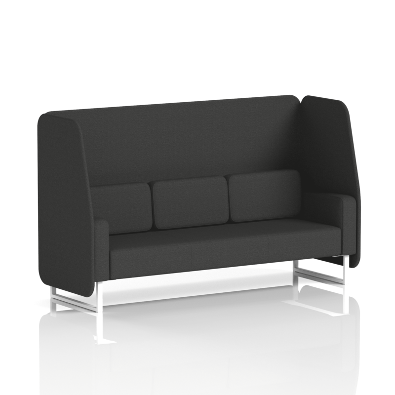 Brixworth Open Booth With White Legs in Single Tone - Image 82