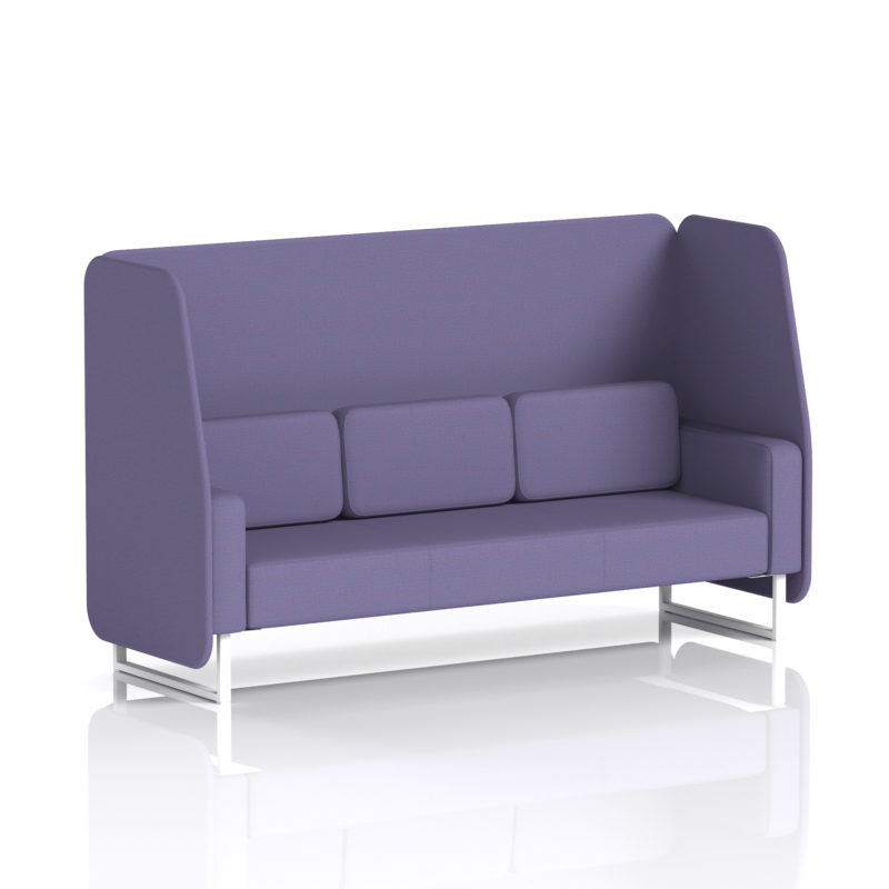 Brixworth Open Booth With White Legs in Single Tone - Image 83