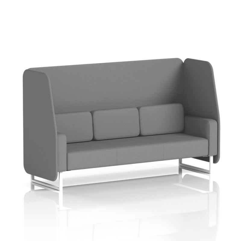 Brixworth Open Booth With White Legs in Single Tone - Image 84