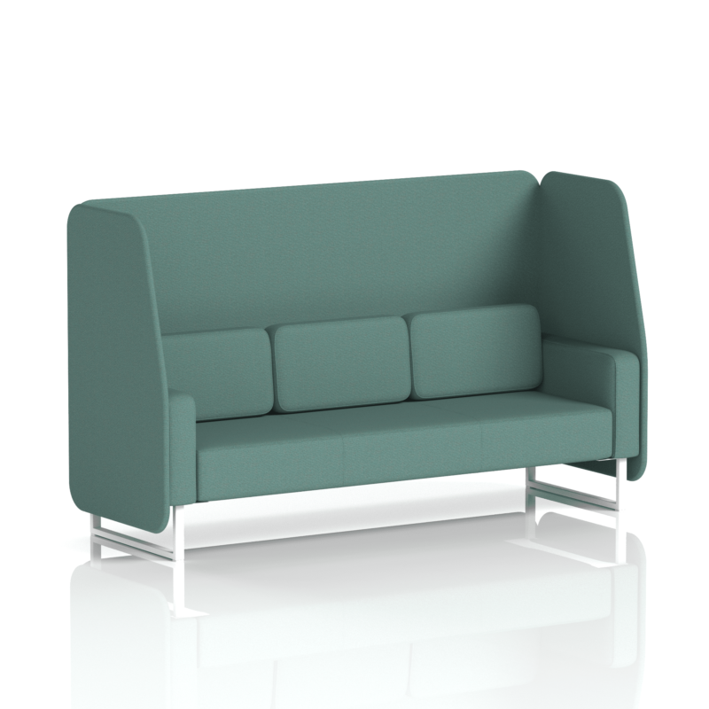 Brixworth Open Booth With White Legs in Single Tone - Image 86