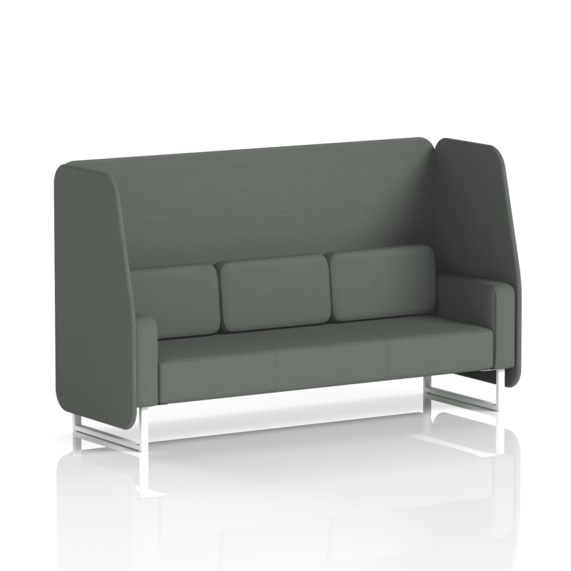 Brixworth Open Booth With White Legs in Single Tone - Image 87