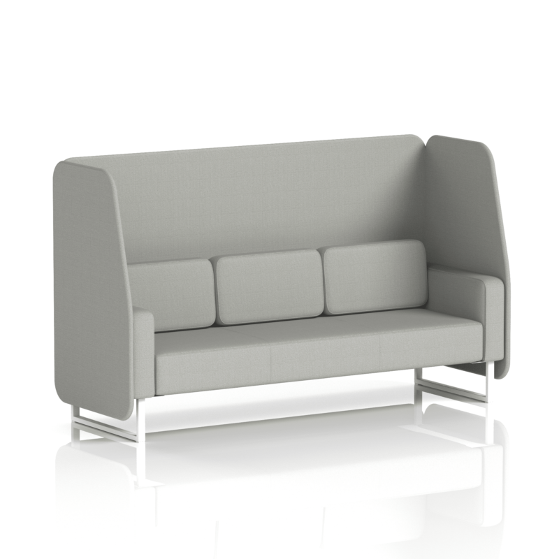 Brixworth Open Booth With White Legs in Single Tone - Image 88
