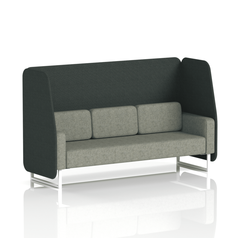 Brixworth Open Booth With White Legs in Two Tone - Image 63