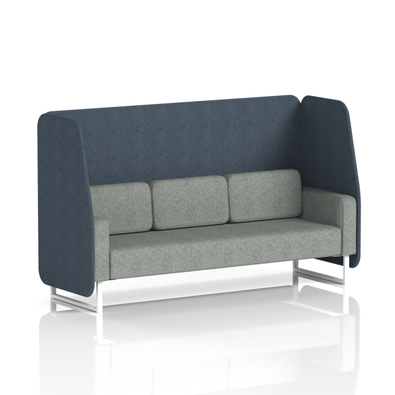 Brixworth Open Booth With White Legs in Two Tone - Image 64