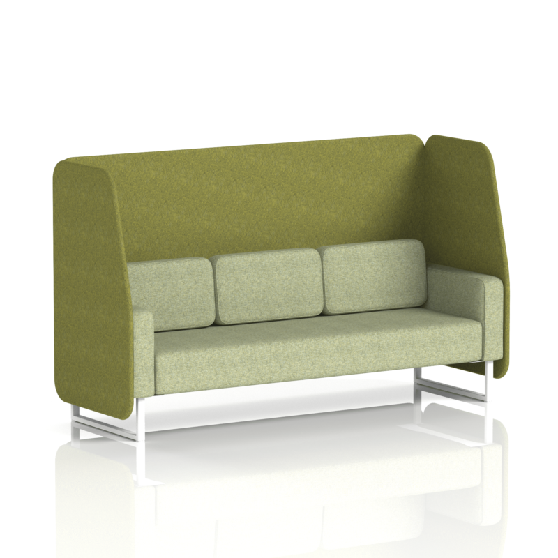 Brixworth Open Booth With White Legs in Two Tone - Image 65