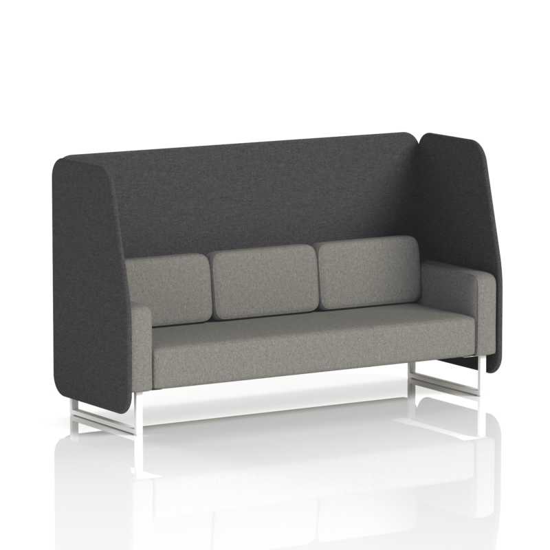 Brixworth Open Booth With White Legs in Two Tone - Image 68