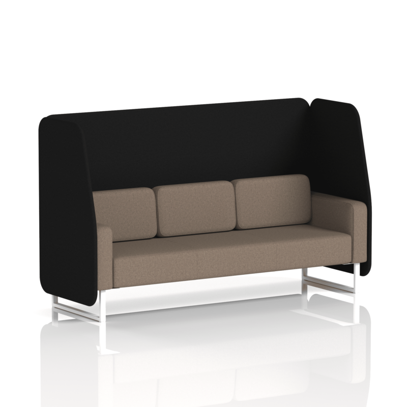 Brixworth Open Booth With White Legs in Two Tone - Image 70