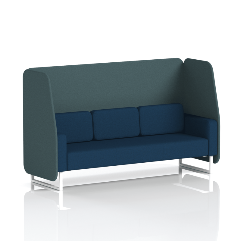 Brixworth Open Booth With White Legs in Two Tone - Image 72