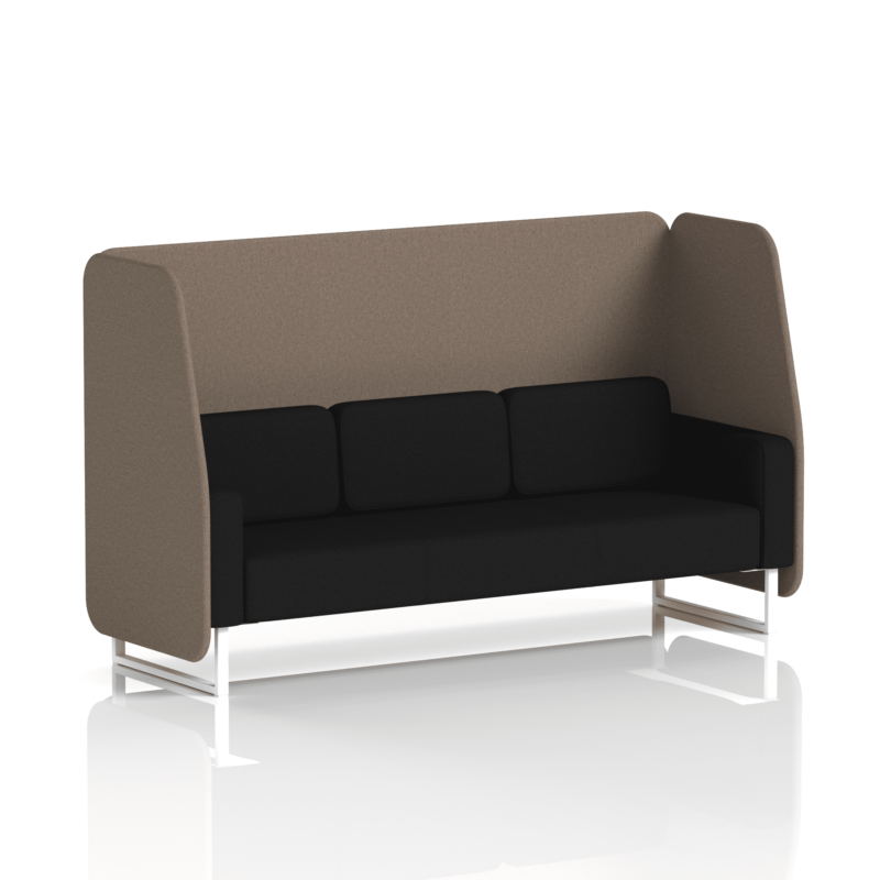 Brixworth Open Booth With White Legs in Two Tone - Image 73