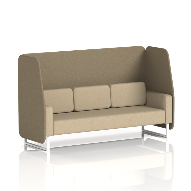 Brixworth Open Booth With White Legs in Two Tone - Image 74