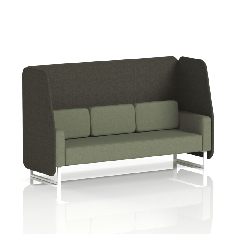 Brixworth Open Booth With White Legs in Two Tone - Image 77