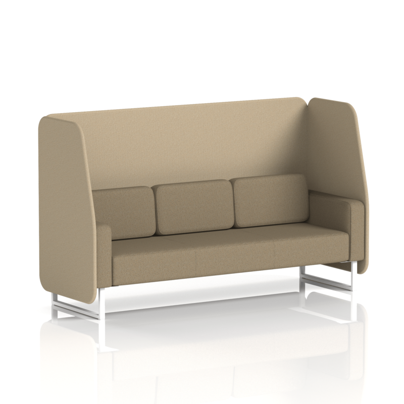 Brixworth Open Booth With White Legs in Two Tone - Image 78