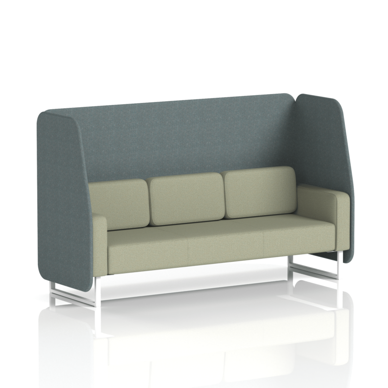 Brixworth Open Booth With White Legs in Two Tone - Image 79