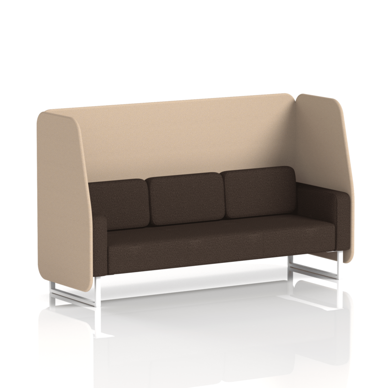 Brixworth Open Booth With White Legs in Two Tone - Image 80