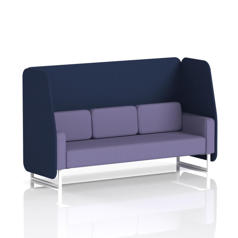 Brixworth Open Booth With White Legs in Two Tone - Image 81