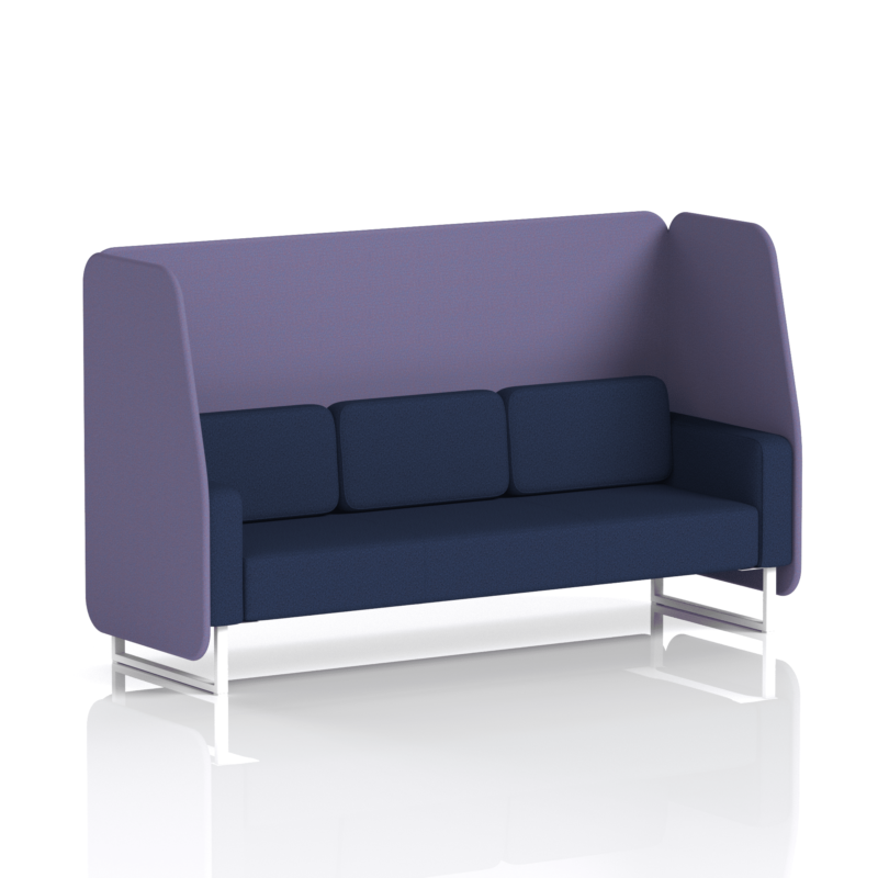 Brixworth Open Booth With White Legs in Two Tone - Image 83