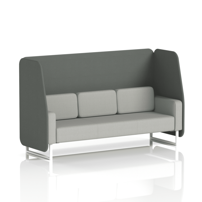 Brixworth Open Booth With White Legs in Two Tone - Image 87