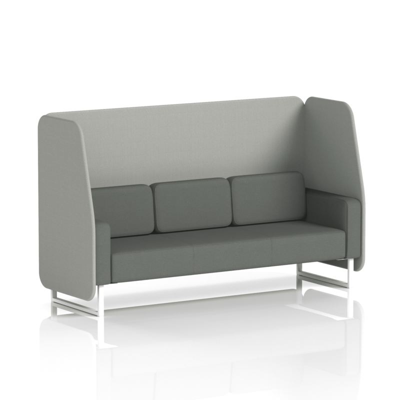 Brixworth Open Booth With White Legs in Two Tone - Image 88