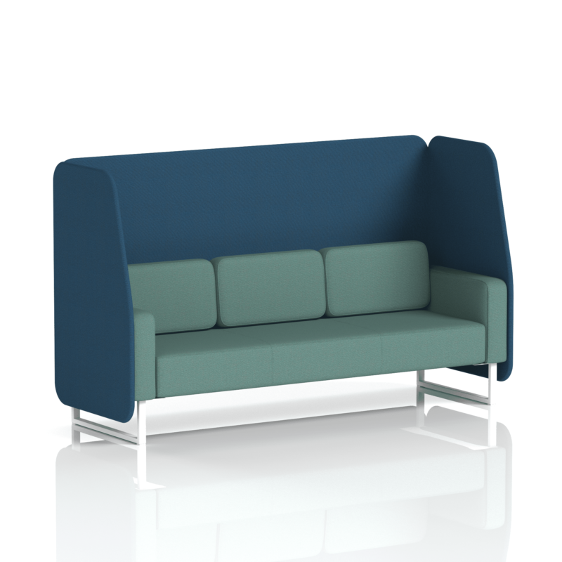 Brixworth Open Booth With White Legs in Two Tone - Image 89