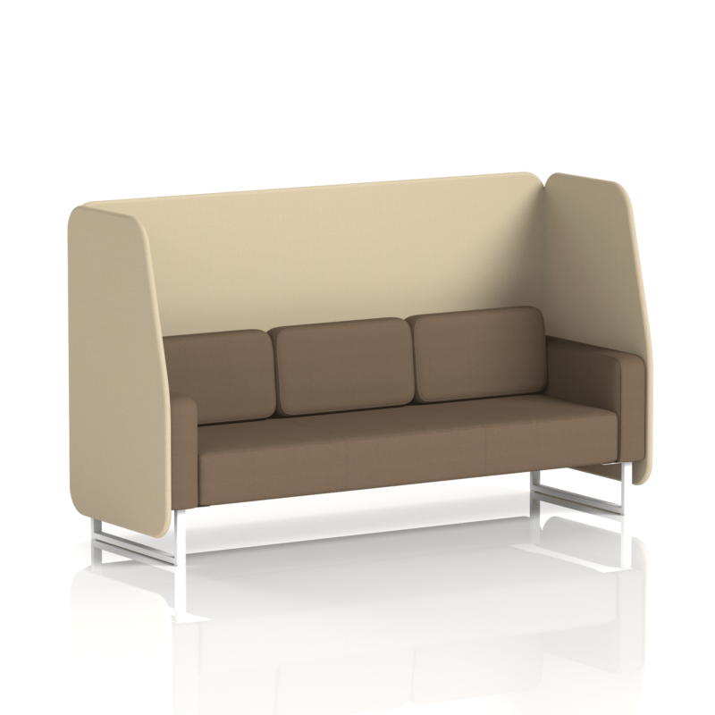 Brixworth Open Booth With White Legs in Two Tone - Image 90