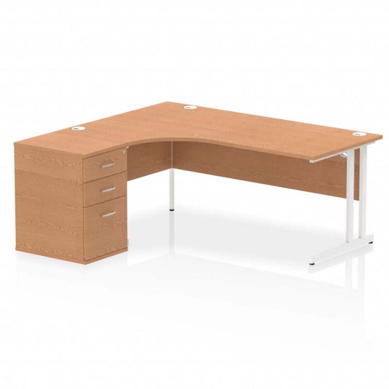OE - Impulse 1800mm Cantilever Left Crescent Desk Workstation - Image 16