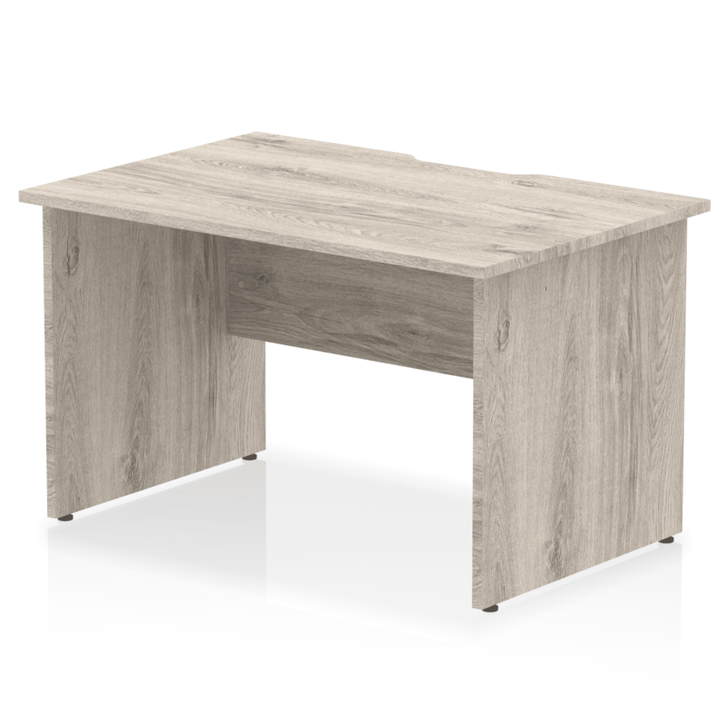 Impulse Scalloped Edge 1200mm Straight Desk Panel End Leg - Image 3