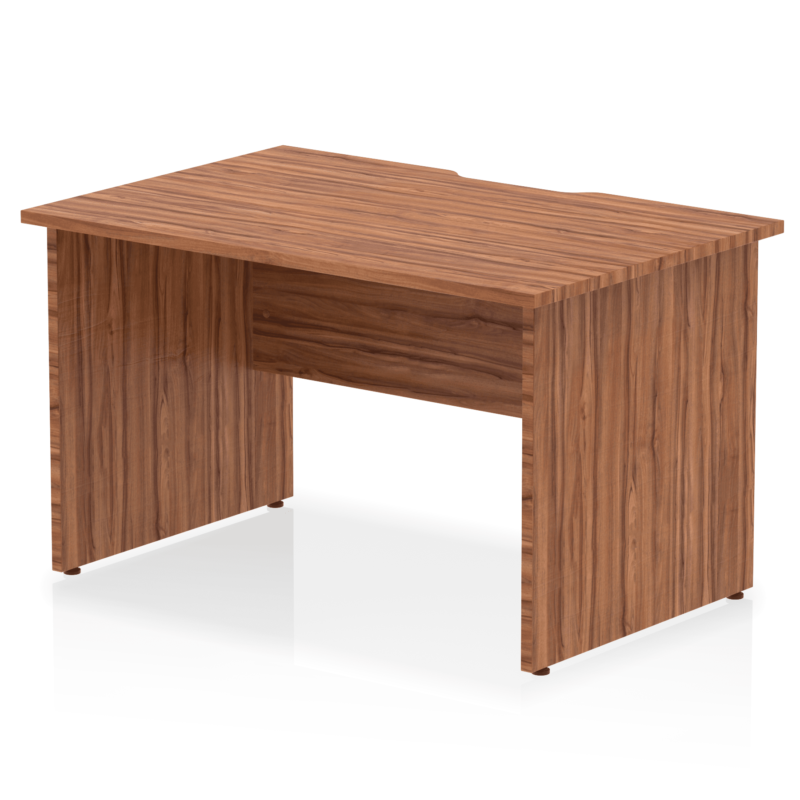 Impulse Scalloped Edge 1200mm Straight Desk Panel End Leg - Image 6