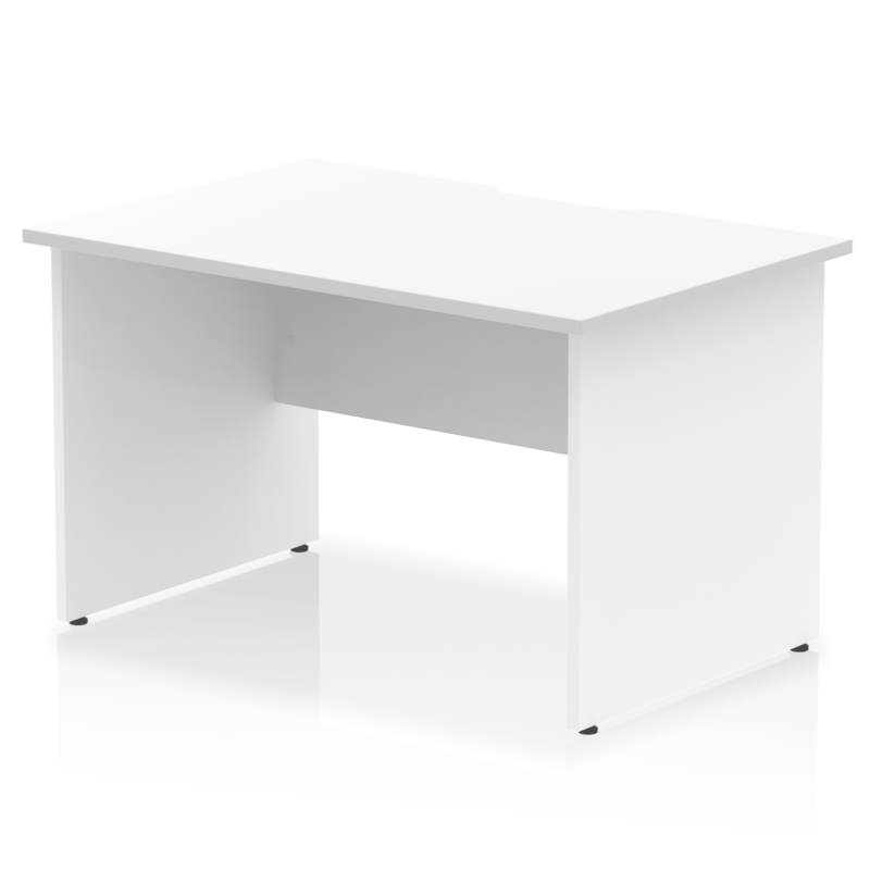 Impulse Scalloped Edge 1200mm Straight Desk Panel End Leg - Image 7