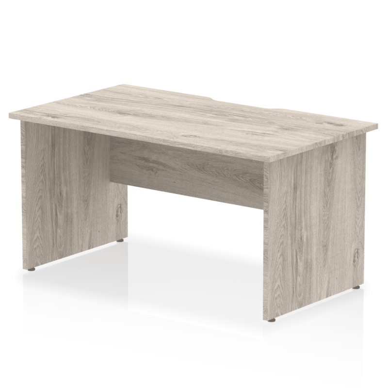 Impulse Scalloped Edge 1400mm Straight Desk Panel End Leg - Image 3