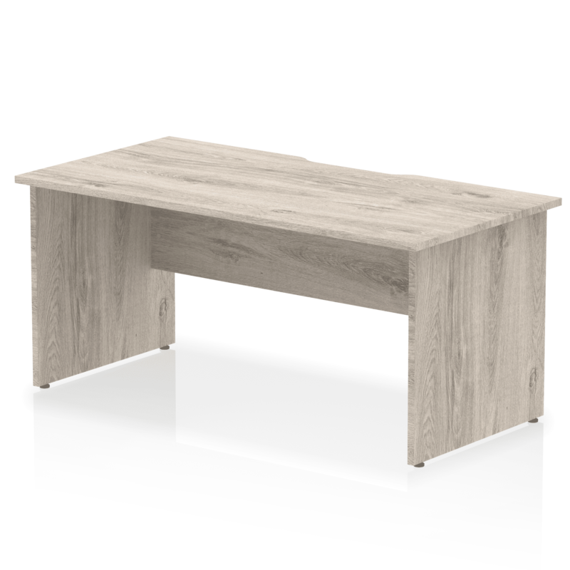 Impulse Scalloped Edge 1600mm Straight Desk Panel End Leg - Image 3