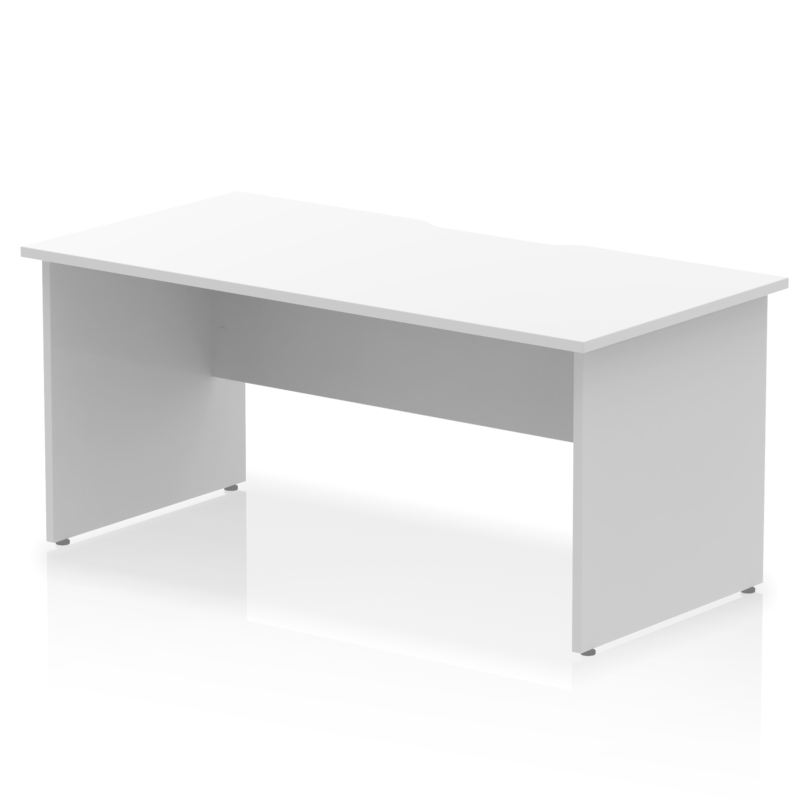 Impulse Scalloped Edge 1600mm Straight Desk Panel End Leg - Image 7