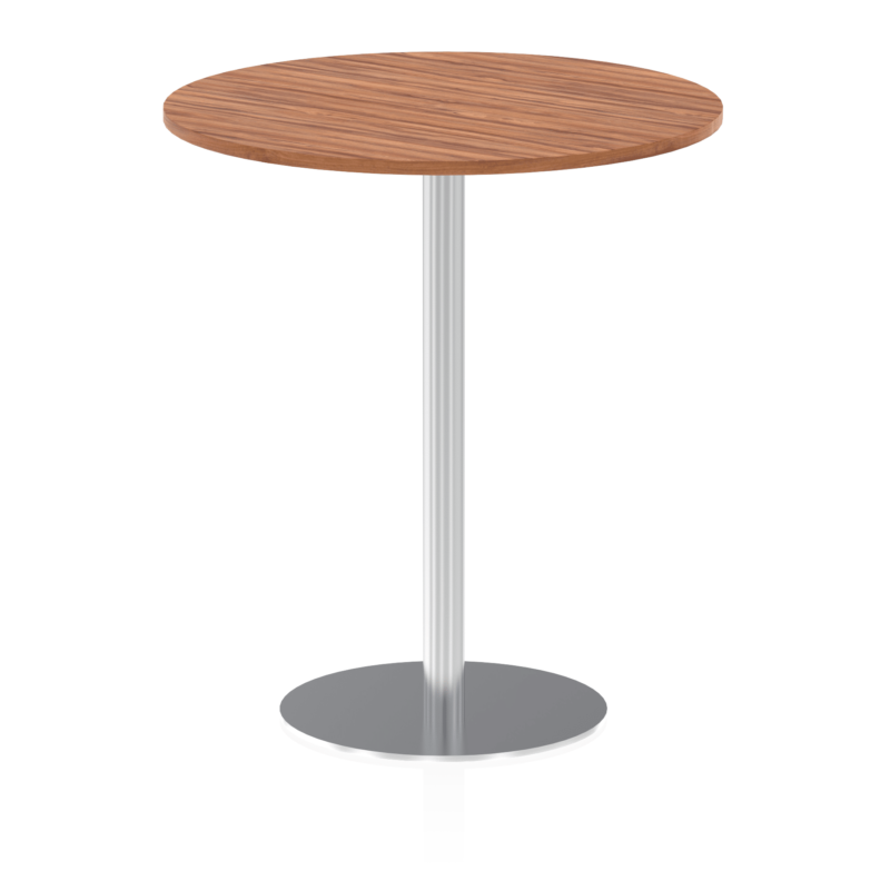 Italia Round Poseur Table Silver Leg - Image 32