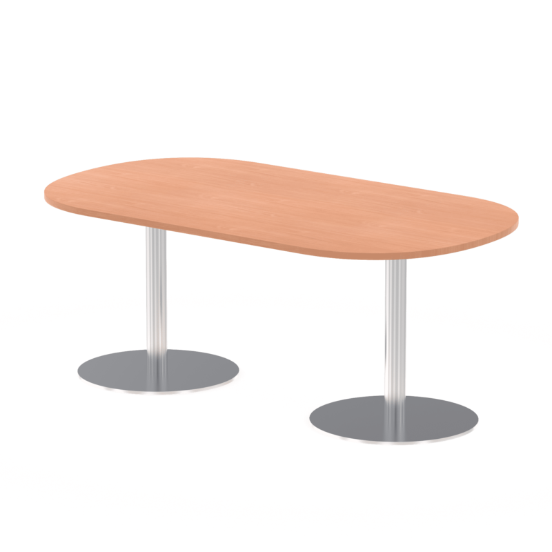 Italia Boardroom Table Silver Leg