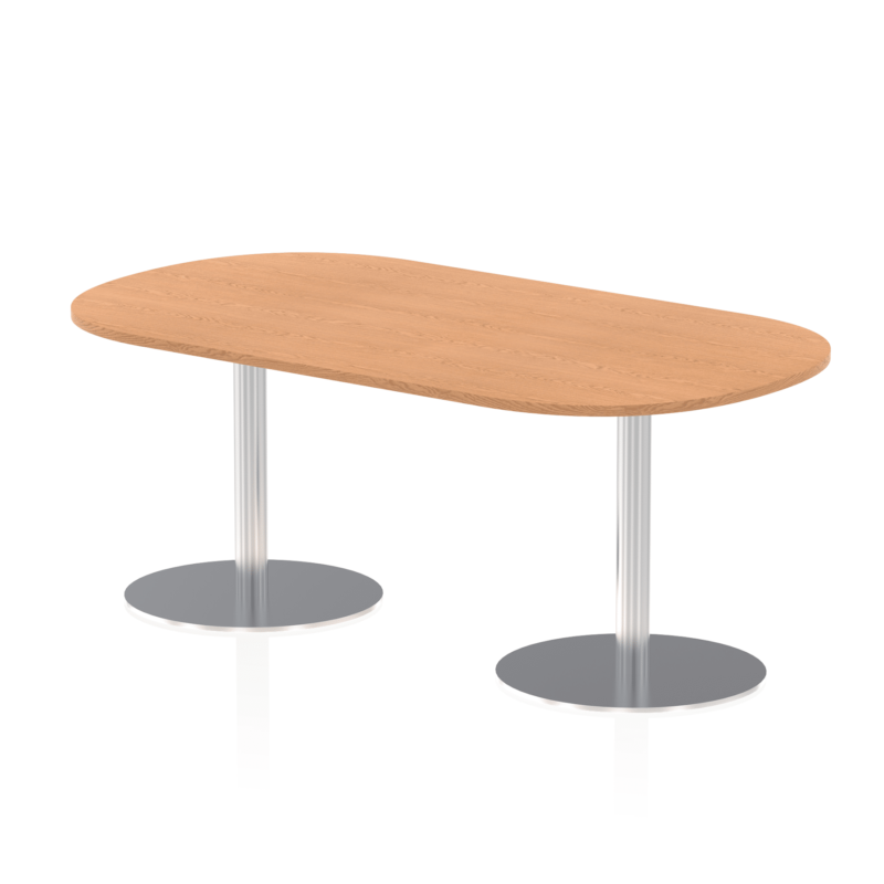 Italia Boardroom Table Silver Leg - Image 5