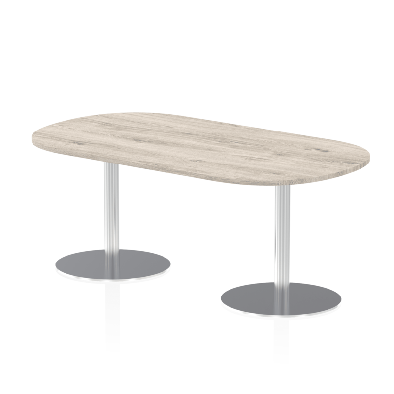 Italia Boardroom Table Silver Leg - Image 6