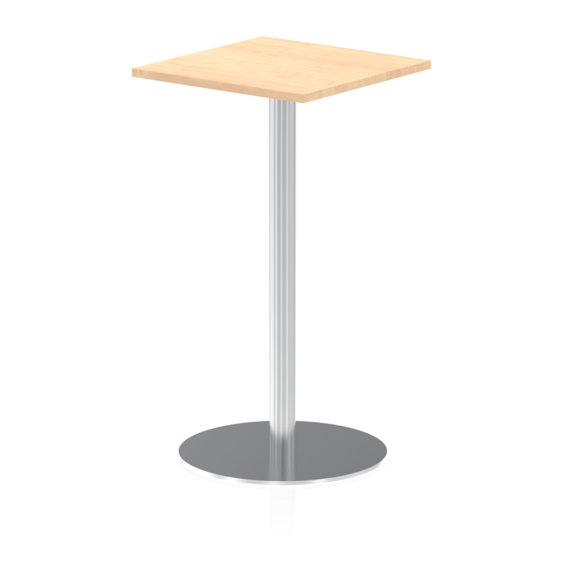 Italia Square Poseur Table Silver Leg - Image 10