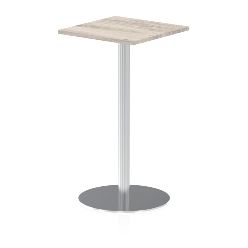 Italia Square Poseur Table Silver Leg - Image 12