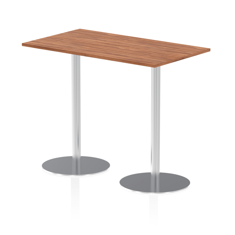 Italia Rectangular Poseur Table Silver Leg - Image 20