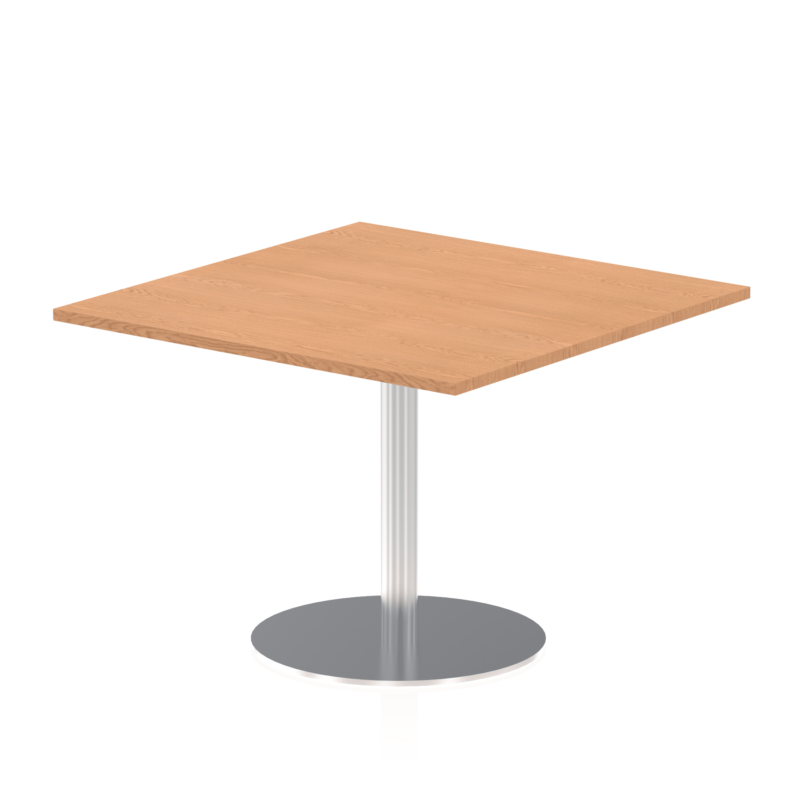 Italia Square Poseur Table Silver Leg - Image 17