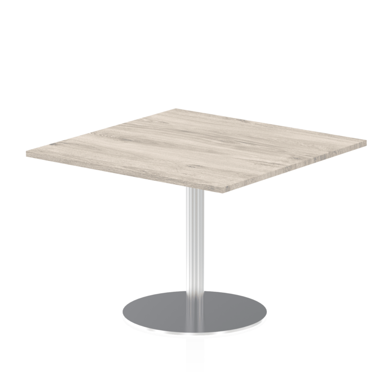 Italia Square Poseur Table Silver Leg - Image 18