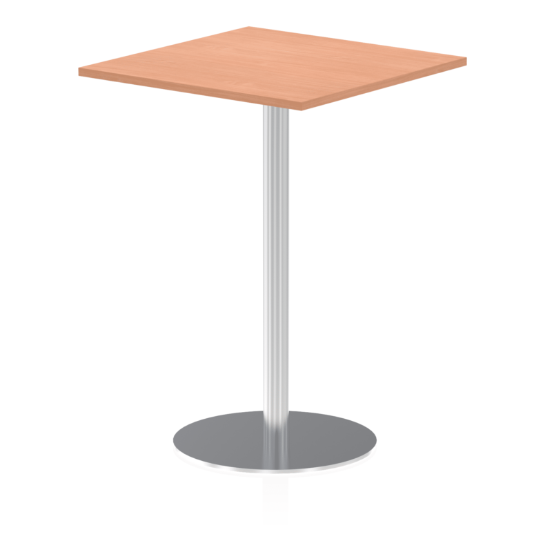 Italia Square Poseur Table Silver Leg - Image 19