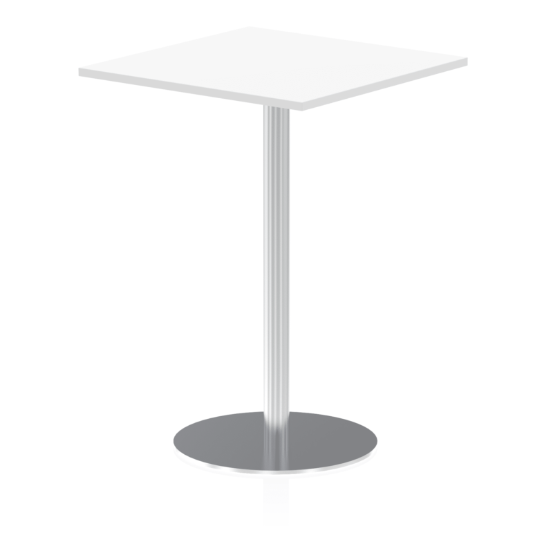 Italia Square Poseur Table Silver Leg - Image 21