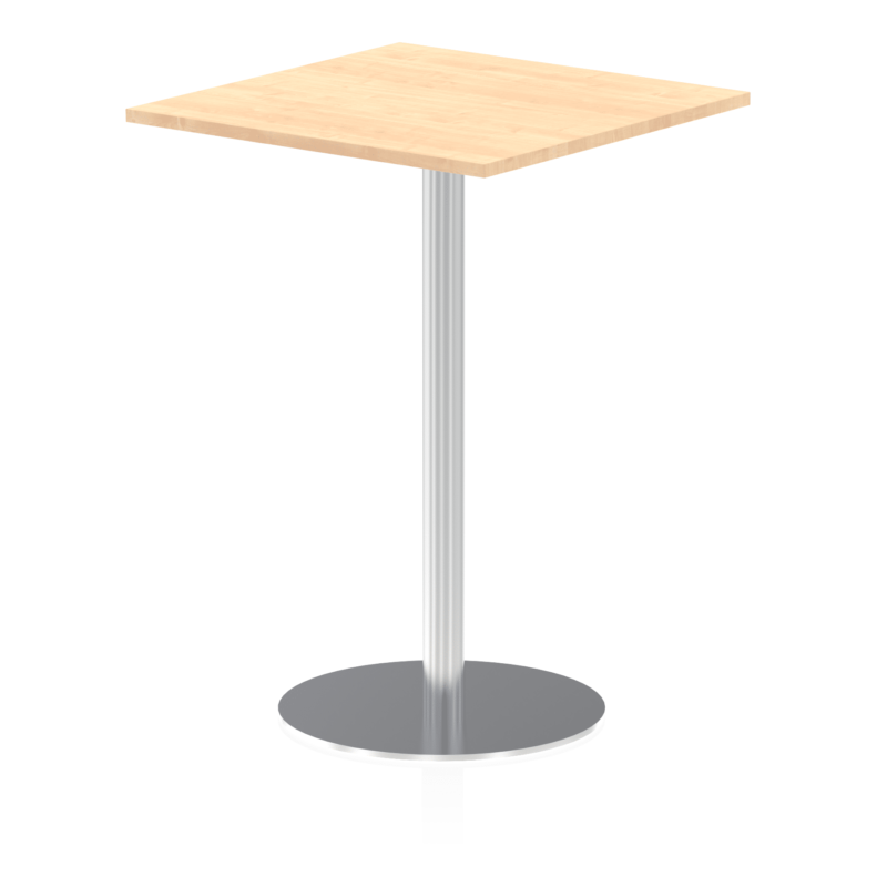 Italia Square Poseur Table Silver Leg - Image 22