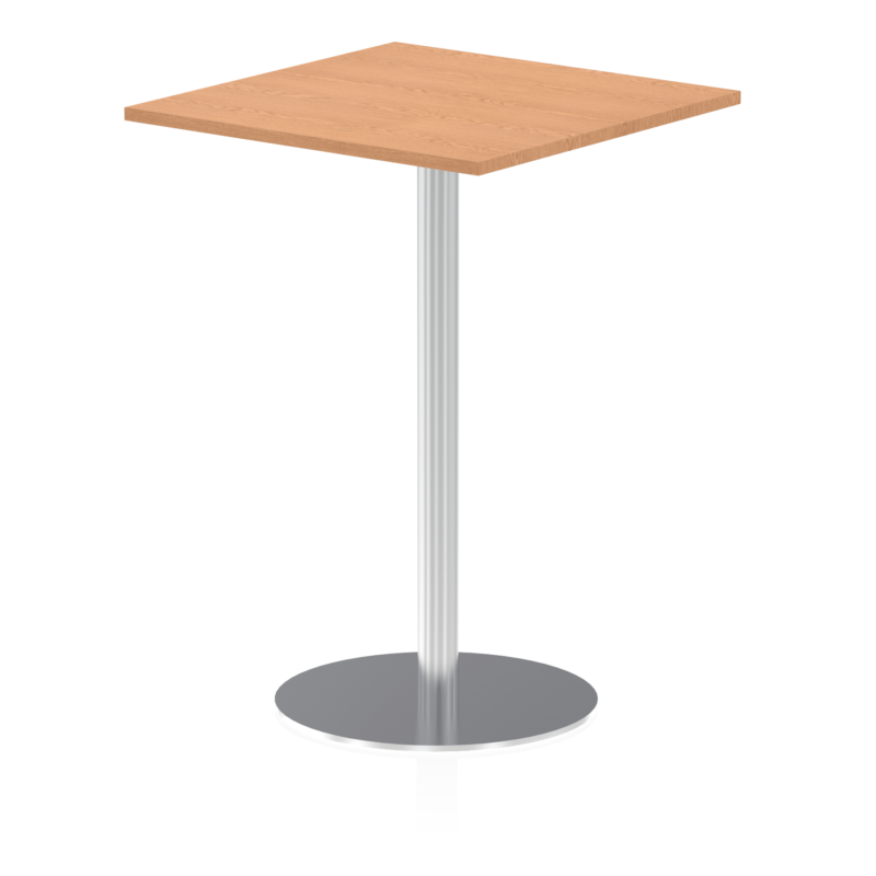 Italia Square Poseur Table Silver Leg - Image 23