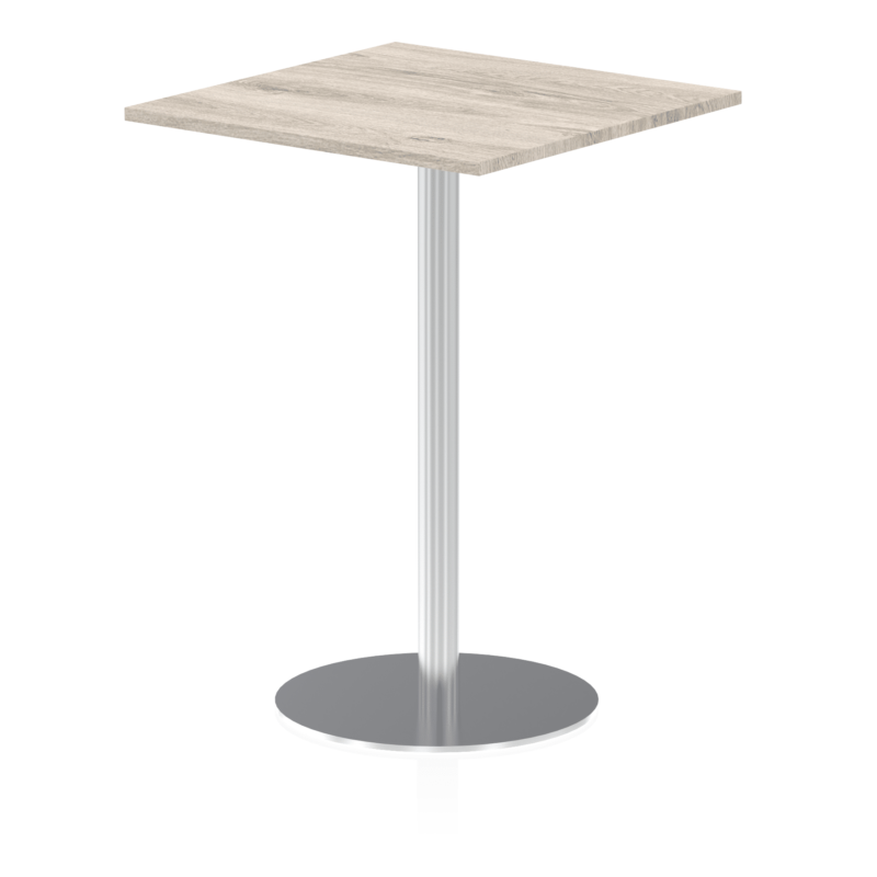 Italia Square Poseur Table Silver Leg - Image 24