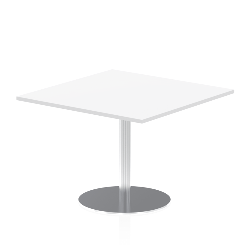 Italia Square Poseur Table Silver Leg - Image 27