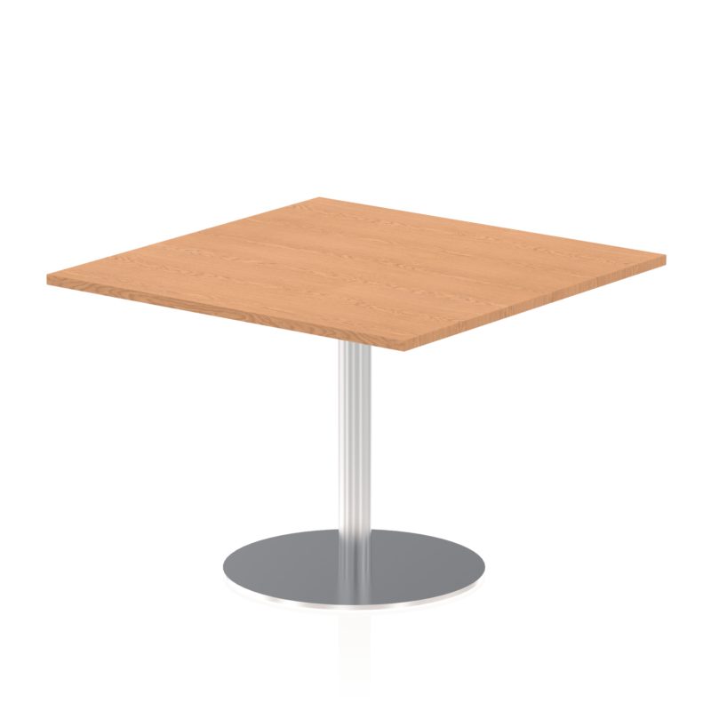 Italia Square Poseur Table Silver Leg - Image 29