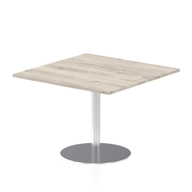Italia Square Poseur Table Silver Leg - Image 30