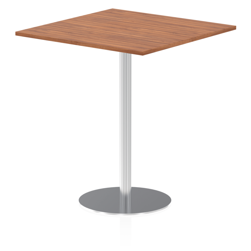 Italia Square Poseur Table Silver Leg - Image 32