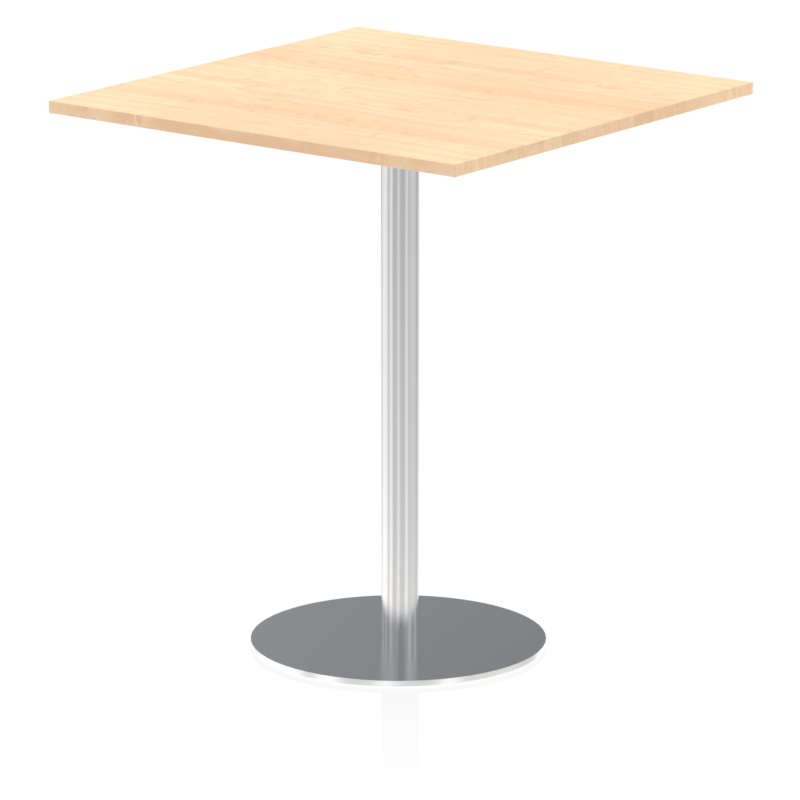 Italia Square Poseur Table Silver Leg - Image 34